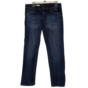 KUT from the Kloth Woman's Catherine Boyfriend Jeans Dark Wash Size 8